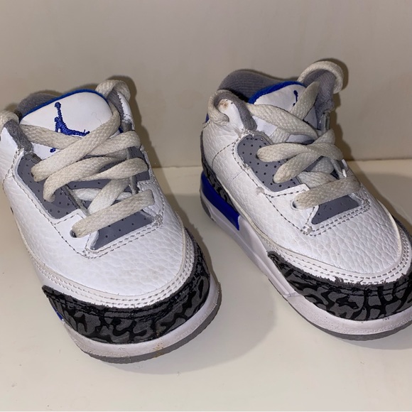 Jordan 3 TD Racer Blue (4C) Baby - Picture 3 of 8